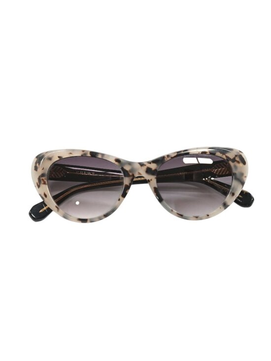 Krewe Irma Sunglasses in Oyster & Black Crystal